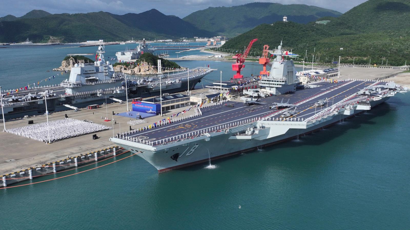 解放軍戰力再升級!南早:中國「004型航艦」大連開工,艦身比福特號還長