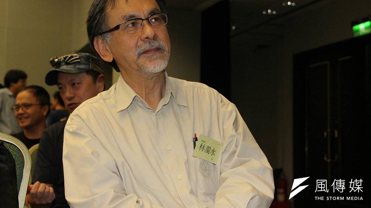 林濁水標誌性的鬍子,從年輕留到年長。(資料照,葉信菉攝) 林濁水標誌性的鬍子,從年輕留到年長。(資料照,葉信菉攝)