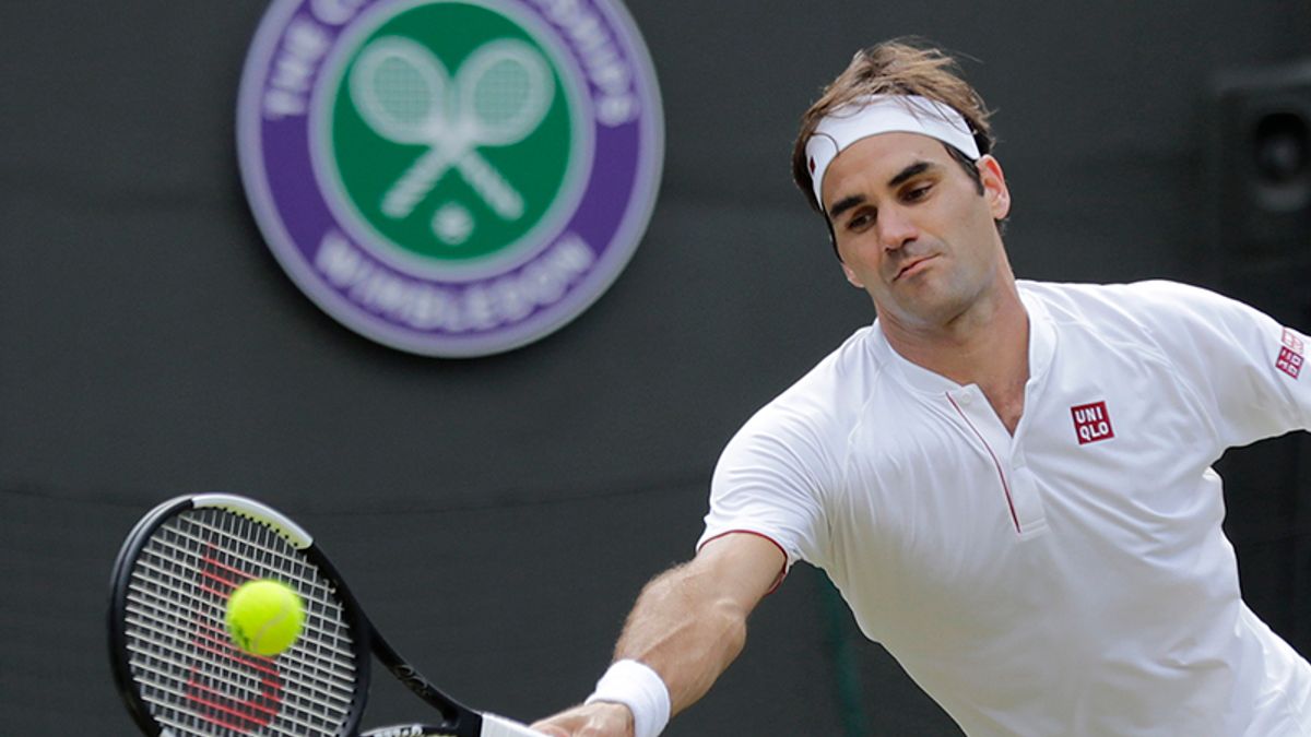 費德勒在2018溫布頓網球公開賽止步8強,敗給南非巨人安德森,賽後表示失落,但努力在明年重返溫網。(美聯社) 費德勒在2018溫布頓網球公開賽止步8強,敗給南非巨人安德森,賽後表示失落,但努力在明年重返溫網。(美聯社)