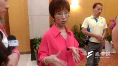立法院副院長洪秀柱談女童割喉案,認為「這種人,你還讓他留在世界上嗎?」(周怡孜攝)
