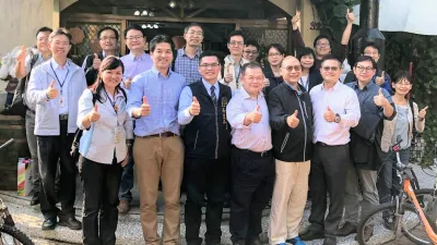 2019台中學國際研討會,14日邀請與會學者到石岡實地了解921災後創生成果。(圖/臺中市政府提供)