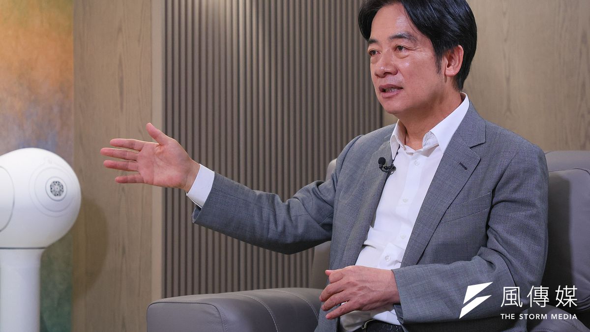 民進黨總統參選人賴清德在《風傳媒》網路節目《下班瀚你聊》中表示,自己在政治上的主張就是維持台海現狀,且他當總統兩岸發生戰爭的機率最低。(顏麟宇攝) 民進黨總統參選人賴清德在《風傳媒》網路節目《下班瀚你聊》中表示,自己在政治上的主張就是維持台海現狀,且他當總統兩岸發生戰爭的機率最低。(顏麟宇攝)