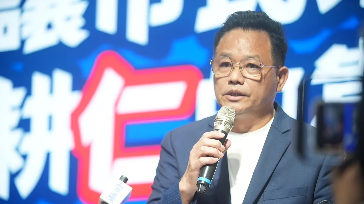 國民黨新竹市長候選人林耕仁3日早上召開說明會,反擊對手高虹安說詞。(資料照,林耕仁競選辦公室提供)