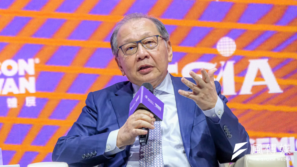SEMICON大師論壇之爐邊對談2日於南港展覽館舉行,圖為聯發科技執行長蔡力行。(劉偉宏攝)