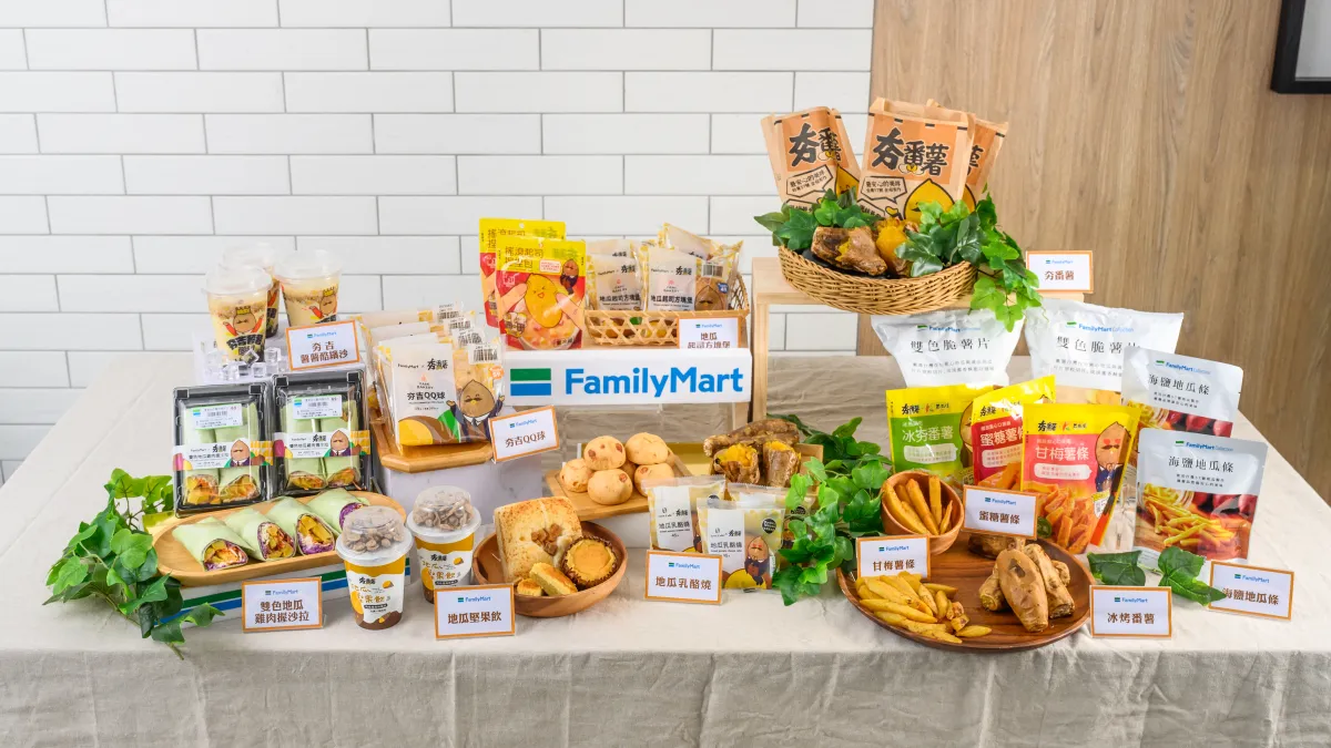 全家於今(10)日起陸續推出7項特色商品,包含搖滾起司捏捏包、夯吉薯薯酷繽沙、地瓜起司方塊堡等。(圖/全家便利商店提供)