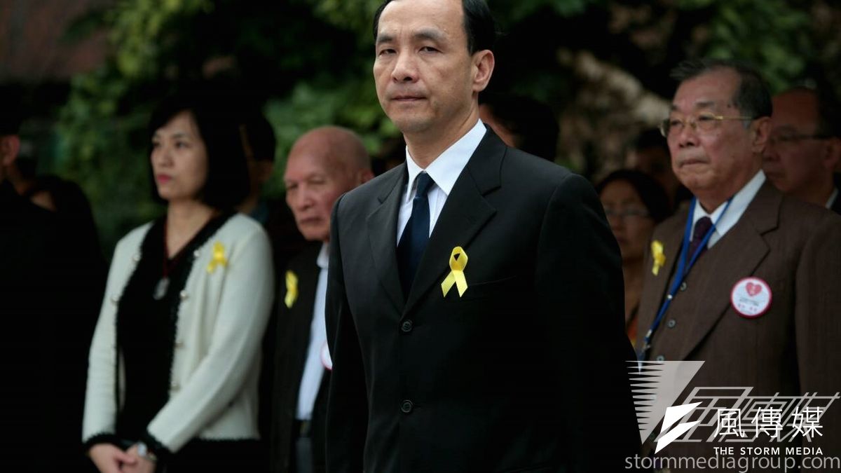 新北市長朱立倫出席228紀念會。(余志偉攝) 新北市長朱立倫出席228紀念會。(余志偉攝)