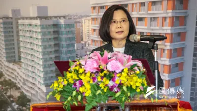 根據台灣民意基金會民調,有五成七民眾不滿意總統蔡英文處理兩岸關係。(資料照片,顏麟宇攝)