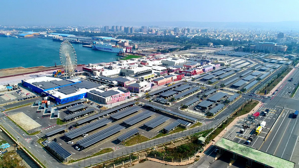 臺中市光電案場。(圖/台中市政府) 臺中市光電案場。(圖/台中市政府)