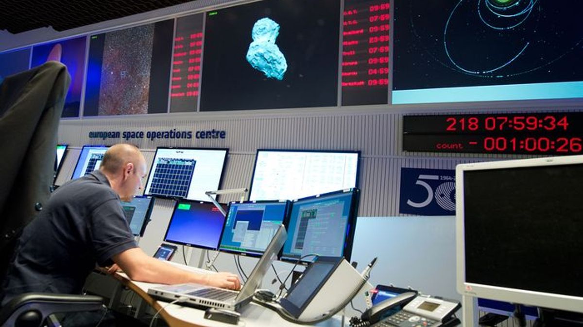 羅塞塔12日將發射登陸器登陸彗星,圖為歐洲太空總署。(美聯社) 羅塞塔12日將發射登陸器登陸彗星,圖為歐洲太空總署。(美聯社)