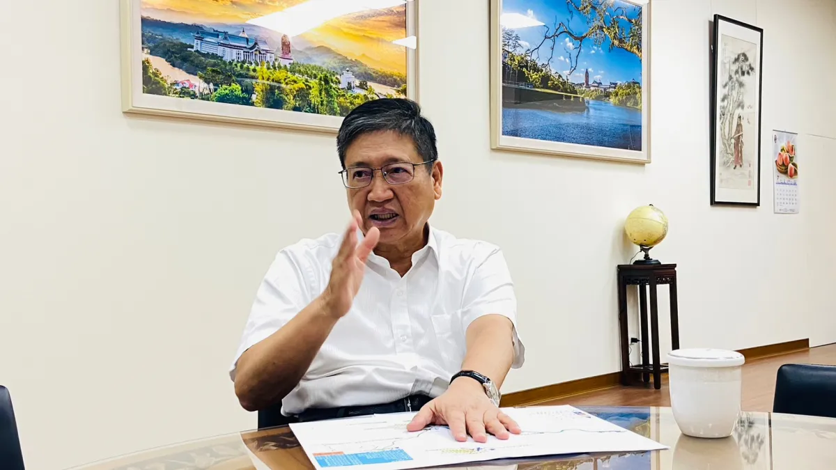 楊文科火速指示嚴懲不肖廠商,並要求縣府團隊「打擊不法,除惡務盡!」。(圖/方詠騰攝)