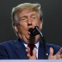 9月10日にダラスで開催された共和党全国大会に出席したトランプ大統領。(AP通信) 9月10日にダラスで開催された共和党全国大会に出席したトランプ大統領。(AP通信)
