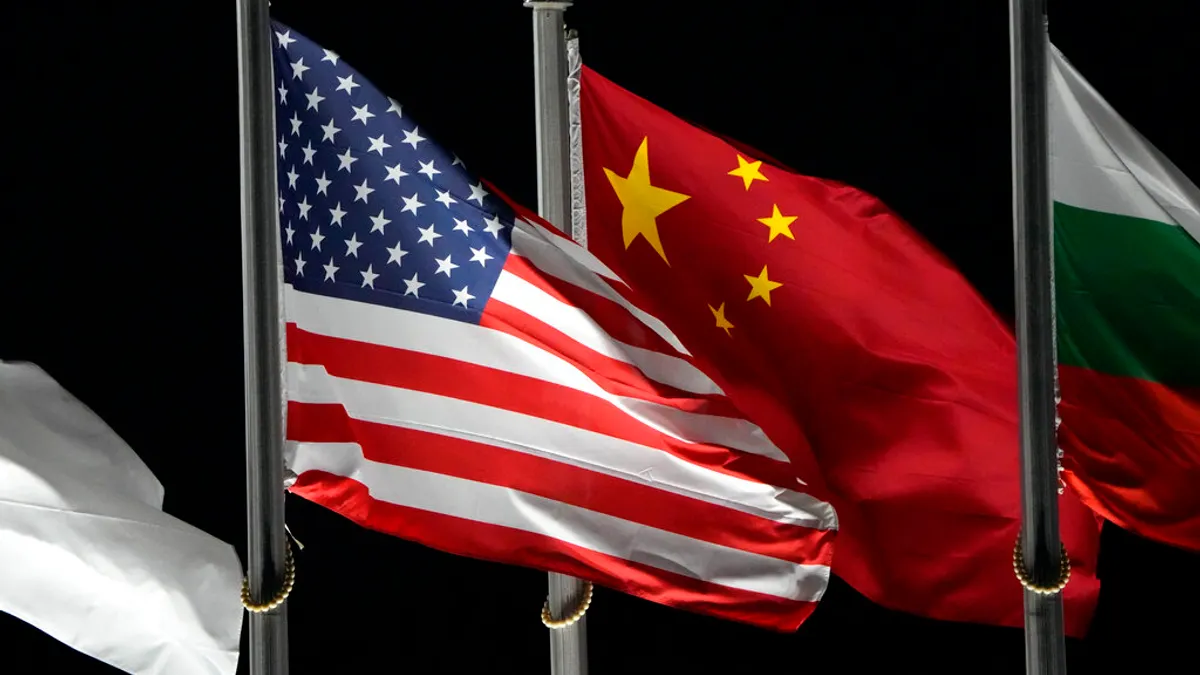 中美關係。(美聯社)