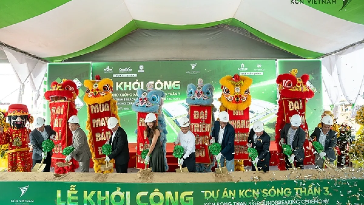 KCN Vietnam unveils 130,000 sqm "KCN Song Than 3", expanding southern industrial footprint