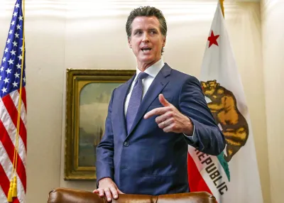 美國加州州長紐森(Gavin Newsom)。(美聯社) 美國加州州長紐森(Gavin Newsom)。(美聯社)