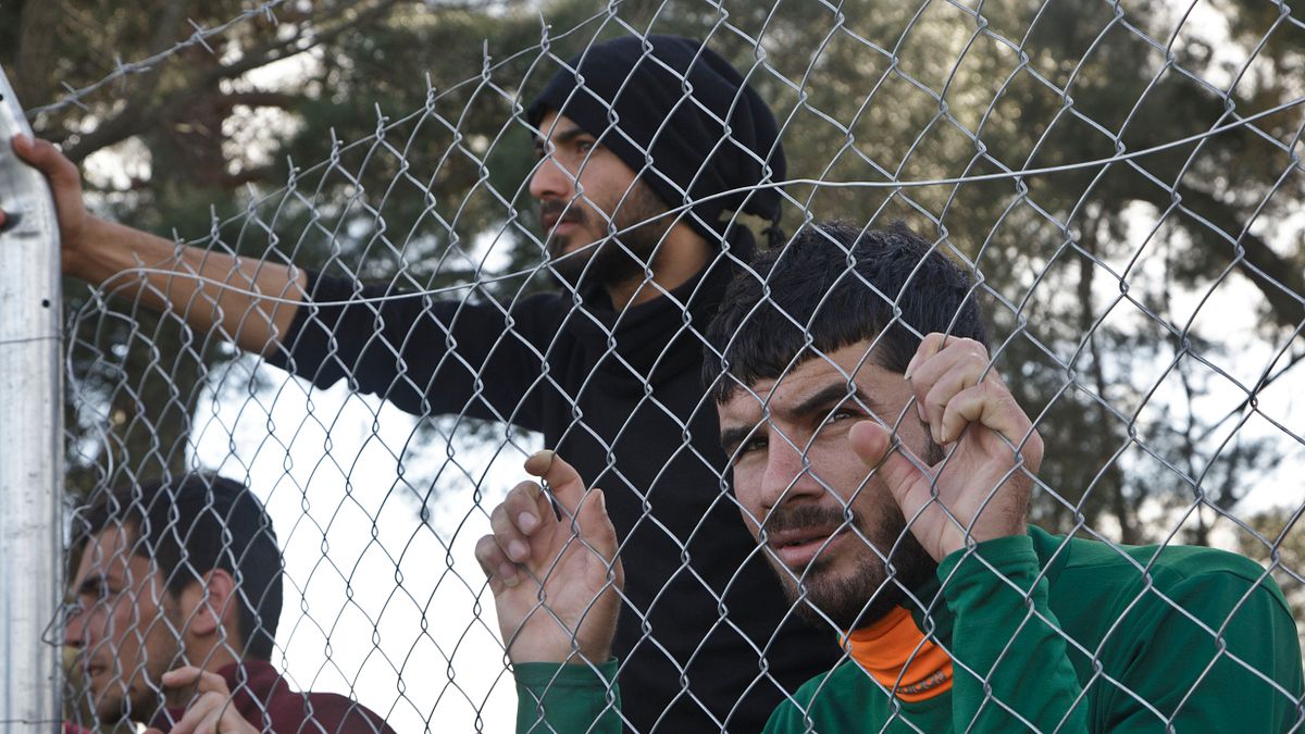 滯留在希臘邊界的難民/移民(美聯社) 滯留在希臘邊界的難民/移民(美聯社)