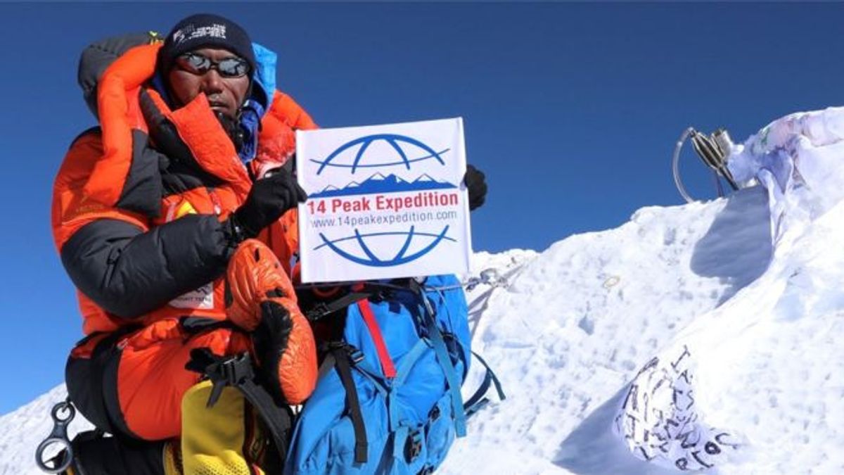 卡米・麗塔不止一次打破自己創的登山記錄,他已登上珠峰24次。(BBC中文網) 卡米・麗塔不止一次打破自己創的登山記錄,他已登上珠峰24次。(BBC中文網)