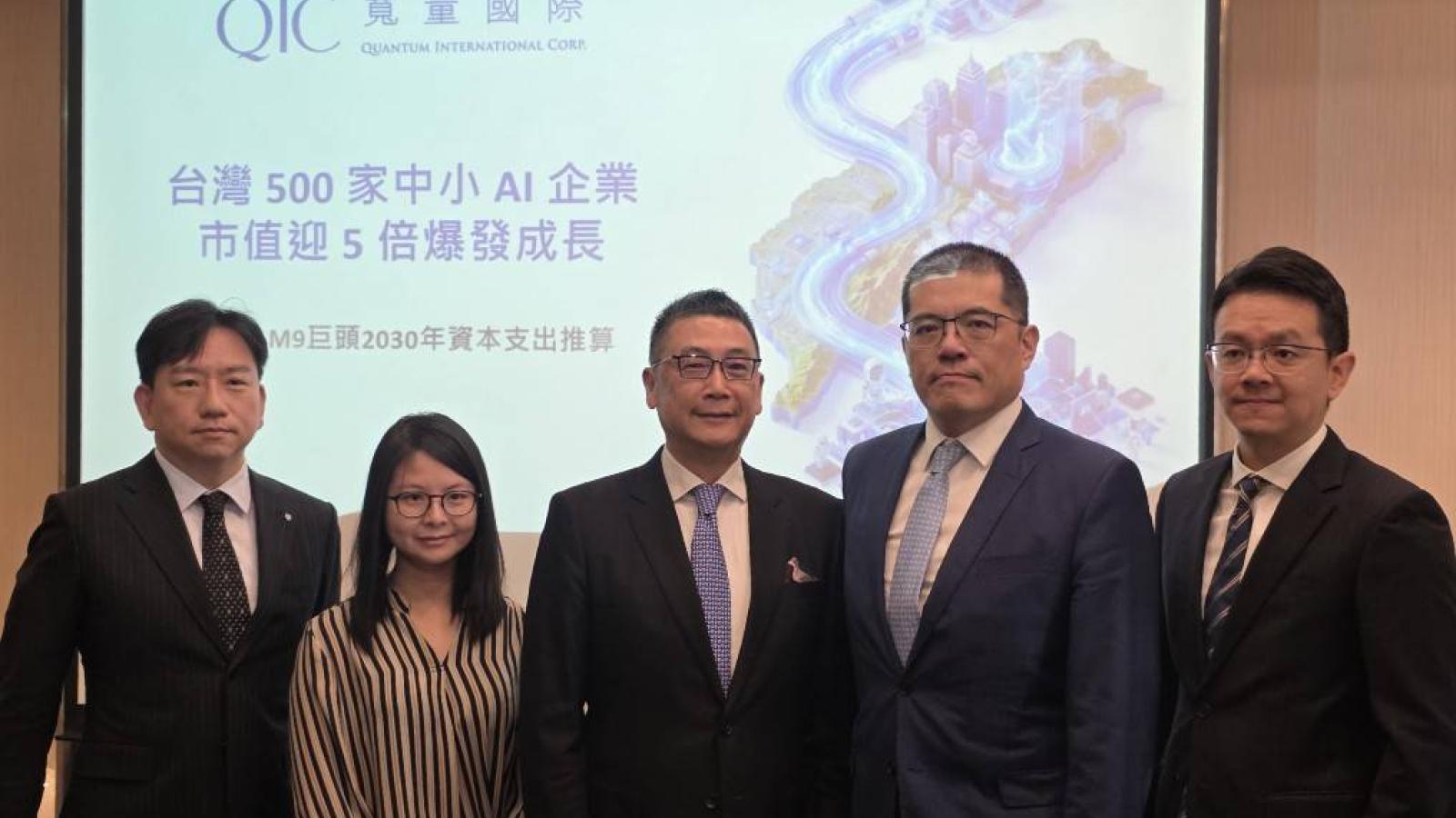 台灣AI500市值上看2.7兆美元!寬量:龍頭手握6.8兆現金,擴產帶動中小供應鏈