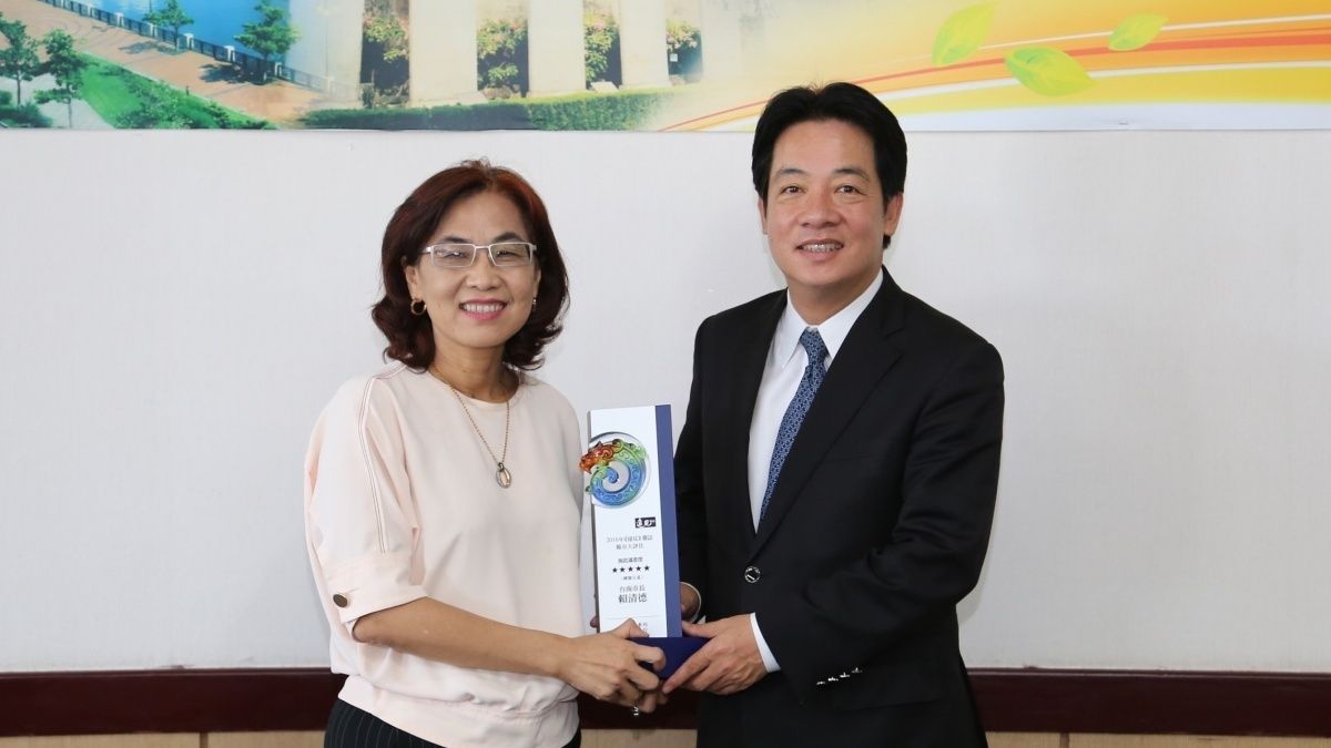 雜誌民調蟬聯5星級首長 賴清德:榮耀屬於台南市民 雜誌民調蟬聯5星級首長 賴清德:榮耀屬於台南市民