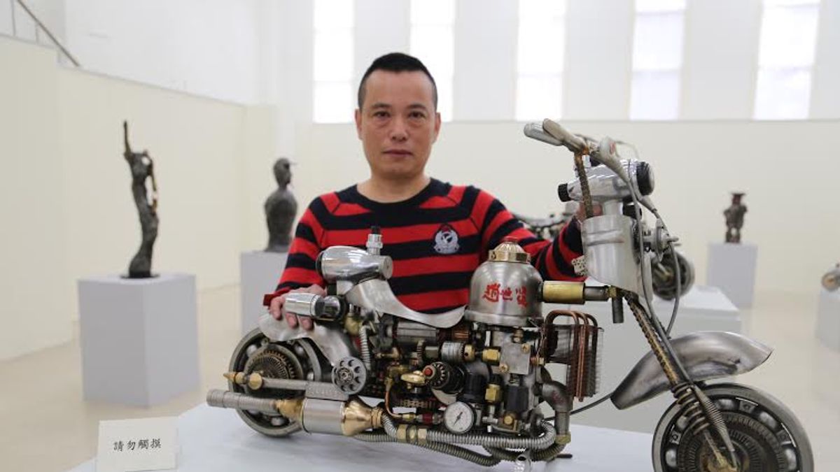 廢棄金屬變身精品! 雕塑家趙世賢秀美學新視野 廢棄金屬變身精品! 雕塑家趙世賢秀美學新視野