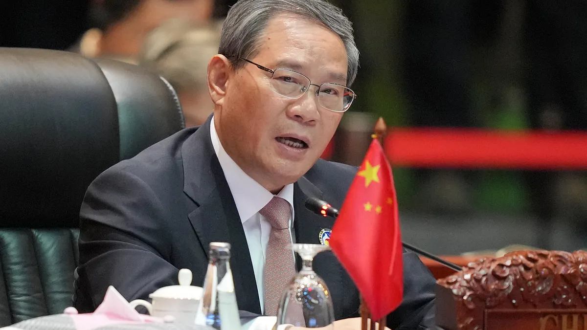 中國國務院總理李強23日在聯合國的會議上表示,作為負責任的主要開發中國家,中國在當前和未來的世界貿易組織談判中,不會尋求任何新的特殊和差別待遇。。(美聯社) 中國國務院總理李強23日在聯合國的會議上表示,作為負責任的主要開發中國家,中國在當前和未來的世界貿易組織談判中,不會尋求任何新的特殊和差別待遇。。(美聯社)