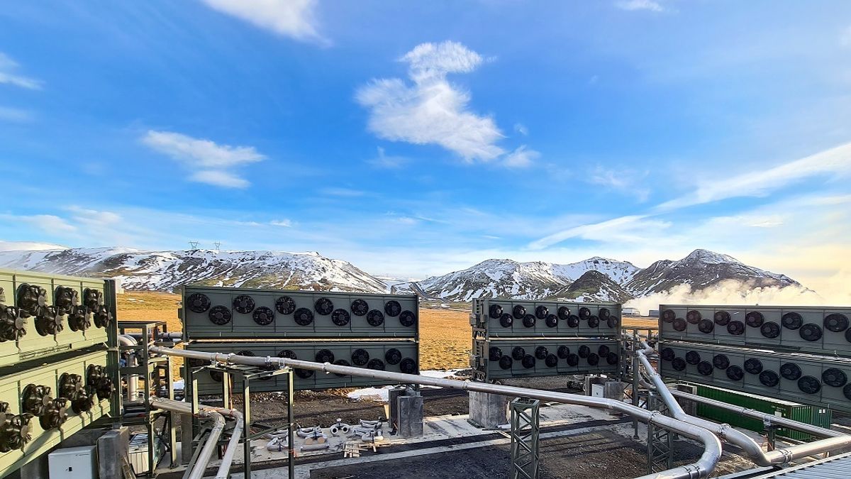 冰島的碳捕集裝置「Orca」(美聯社) 冰島的碳捕集裝置「Orca」(美聯社)