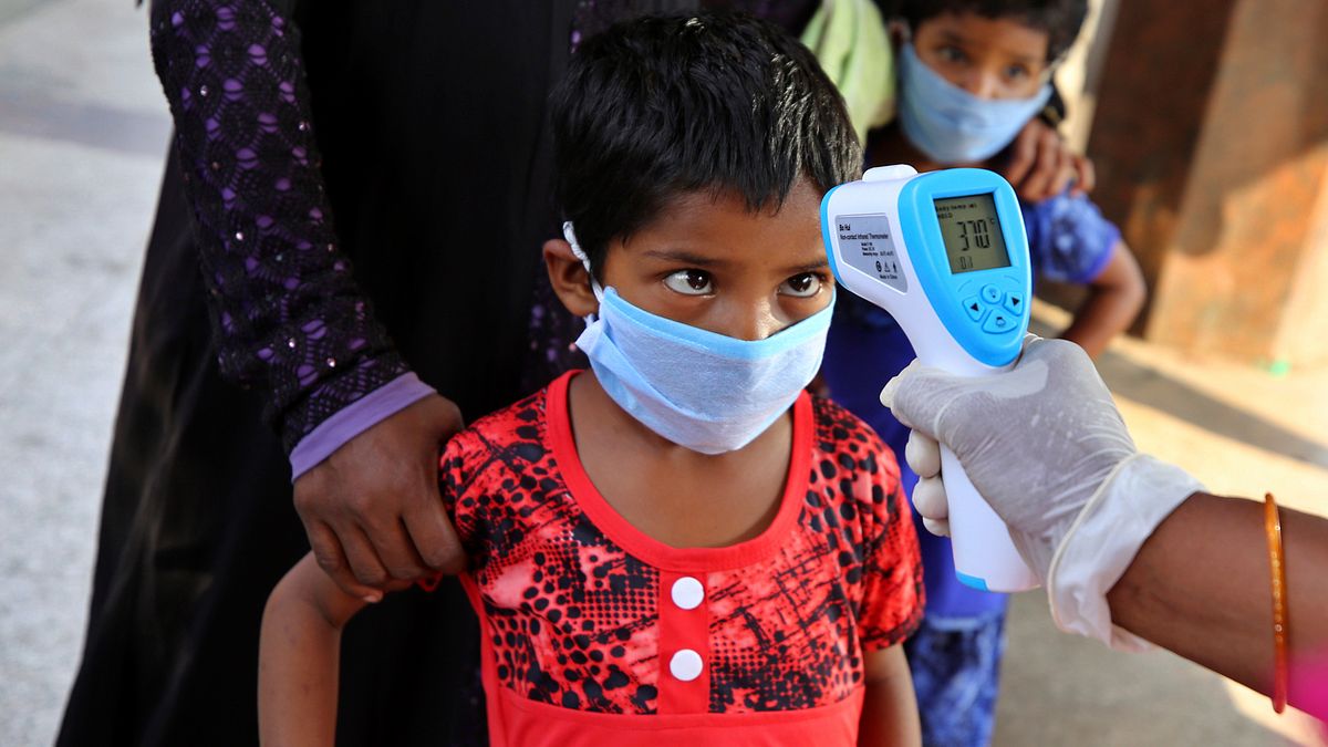 武漢肺炎疫情嚴重衝擊印度(AP) 武漢肺炎疫情嚴重衝擊印度(AP)