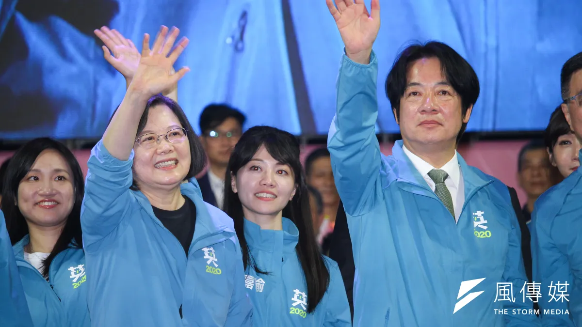 民進黨正副總統候選人蔡英文、賴清德全國競選總部成立。(蔡親傑攝)