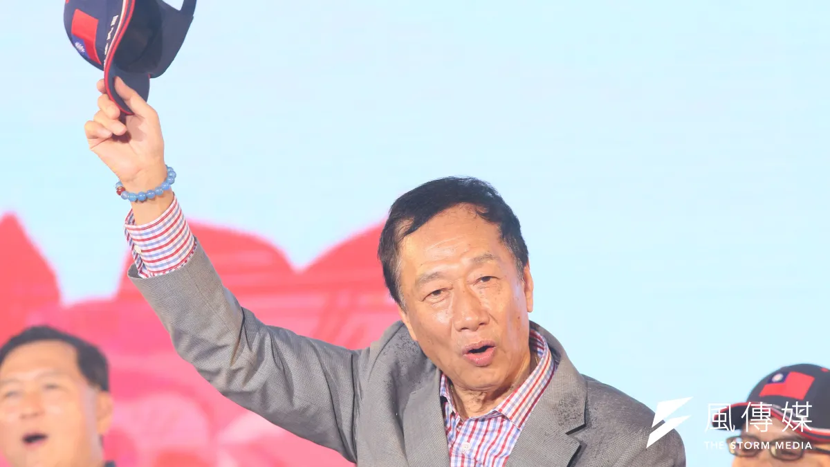 鴻海創辦人郭台銘不是國民黨員,去能參加國民黨初選,還能爭取「被徵召」,因為有實力,百年大黨都能為他轉彎。(柯承惠攝)