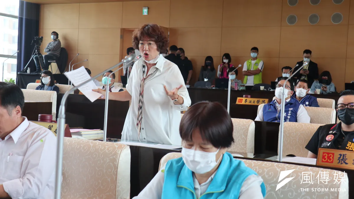 中央宣告台中市生煤條例無效,議員要求一定要釋憲。(圖/王秀禾攝)