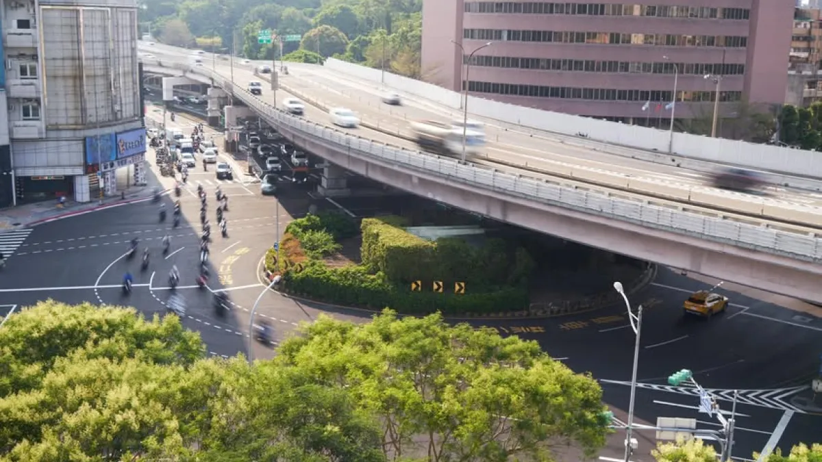 台北市長蔣萬安宣布,將拆除蟬聯7年居交通事故榜首的公館圓環。(資料照,取自蔣萬安臉書)