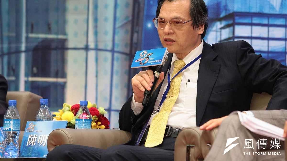 海基會揭牌運作25周年活動,前陸委會主委陳明通出席。(顏麟宇攝) 海基會揭牌運作25周年活動,前陸委會主委陳明通出席。(顏麟宇攝)