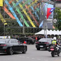 總統座車換輪胎每破五十萬元。圖為出席就職典禮時的賴清德總統車隊。(顏麟宇攝) 總統座車換輪胎每破五十萬元。圖為出席就職典禮時的賴清德總統車隊。(顏麟宇攝)