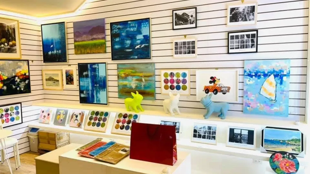 台師大綜合大樓 1 樓實體展示空間 - artsharing gallery。(圖/台師大提供)