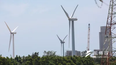陸域風機對在地居民造成嚴重干擾。(顏麟宇攝)