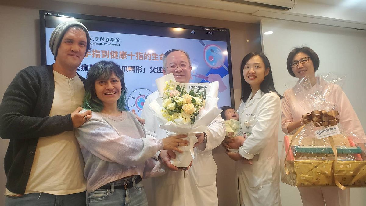 終結畸形遺傳!精準醫療成功斷絕突變基因 「龍蝦爪」3指父迎來健康女兒