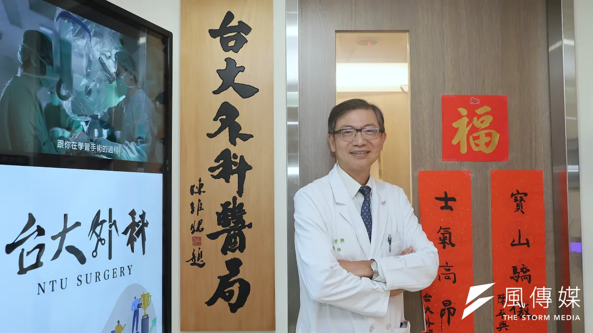 台大癌醫中心副院長兼台大外科部主任陳晉興,在台灣肺癌治療領域有舉足輕重的地位。(柯承惠攝)