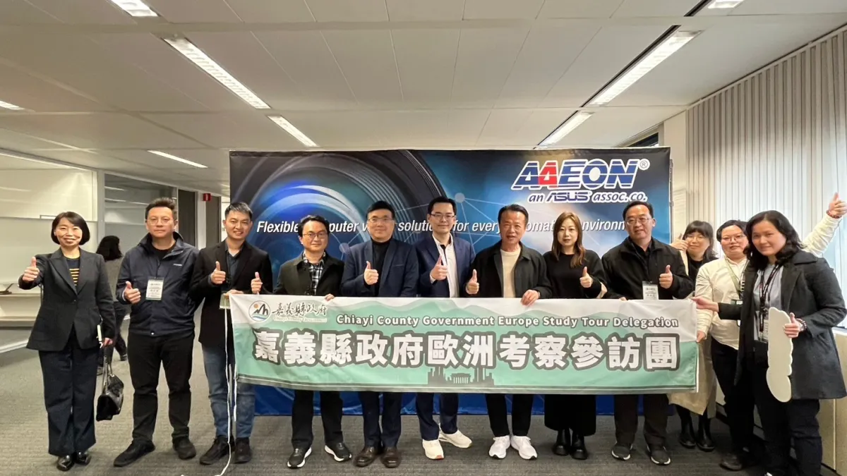 嘉義縣長翁章梁率領縣府團隊前往歐洲,展開一系列的拜會與取經行程。(圖/嘉義縣政府提供)