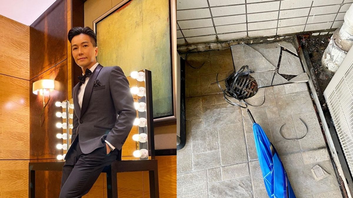 男星區永權遇到恐怖惡鄰居,對方多次將垃圾扔下樓,甚至包含雨傘等大型物品。(圖/翻攝自IG@mr.albertau) 男星區永權遇到恐怖惡鄰居,對方多次將垃圾扔下樓,甚至包含雨傘等大型物品。(圖/翻攝自IG@mr.albertau)