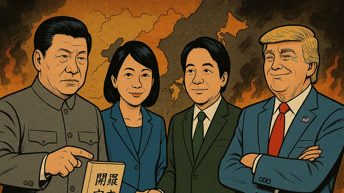 日本首相の高市早苗氏が「台湾地位未定」と主張し、台湾の賴清德政府と連携している。北京が国際的にカイロ宣言に基づき台湾の戦後の中国帰属を訴える一方、アメリカがこの主張を受け入れるかどうかは未決である。中国、日本・台湾、アメリカの三者は「東アジア危険三角」として注目されている。(図/ChatGPT作成) 日本首相の高市早苗氏が「台湾地位未定」と主張し、台湾の賴清德政府と連携している。北京が国際的にカイロ宣言に基づき台湾の戦後の中国帰属を訴える一方、アメリカがこの主張を受け入れるかどうかは未決である。中国、日本・台湾、アメリカの三者は「東アジア危険三角」として注目されている。(図/ChatGPT作成)