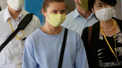 2021年8月,白羅斯(白俄羅斯)運動員茨瑪諾斯卡亞(Krystsina Tsimanouskaya)成為國際焦點(AP)