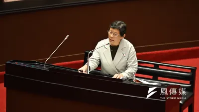 時代力量立委陳椒華踢爆,若將股權轉移、人頭代持的狀況重新加進中嘉股權結構圖,三立控制中嘉的股權已高達27%。(資料照,陳昱凱攝)