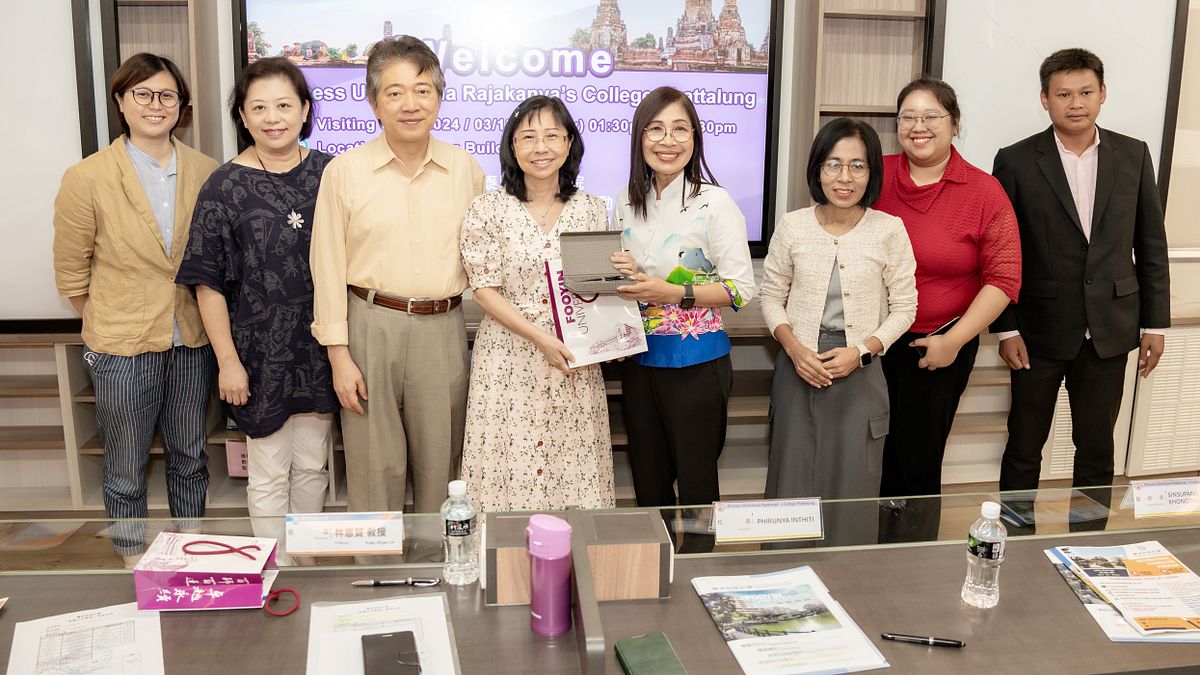 輔英科大林惠賢校長率校內主管接待泰國拉亞公主學院團隊。(圖/輔英科技大學提供) 輔英科大林惠賢校長率校內主管接待泰國拉亞公主學院團隊。(圖/輔英科技大學提供)