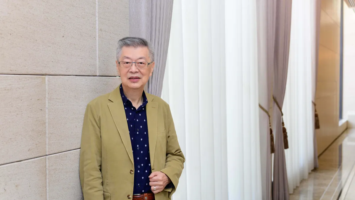 財團法人新世代金融基金會董事長陳冲指出,以數位眼光看待老問題,答案可能不一樣。(財團法人新世代金融基金會提供)