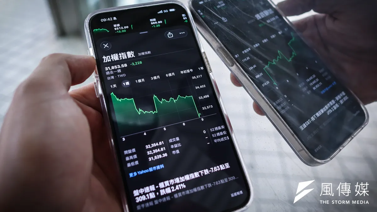 台股5日盤中重挫1467.93點,下跌606.52點,跌幅1.33%,引發投資人擔憂。示意圖。(資料照,陳品佑攝)