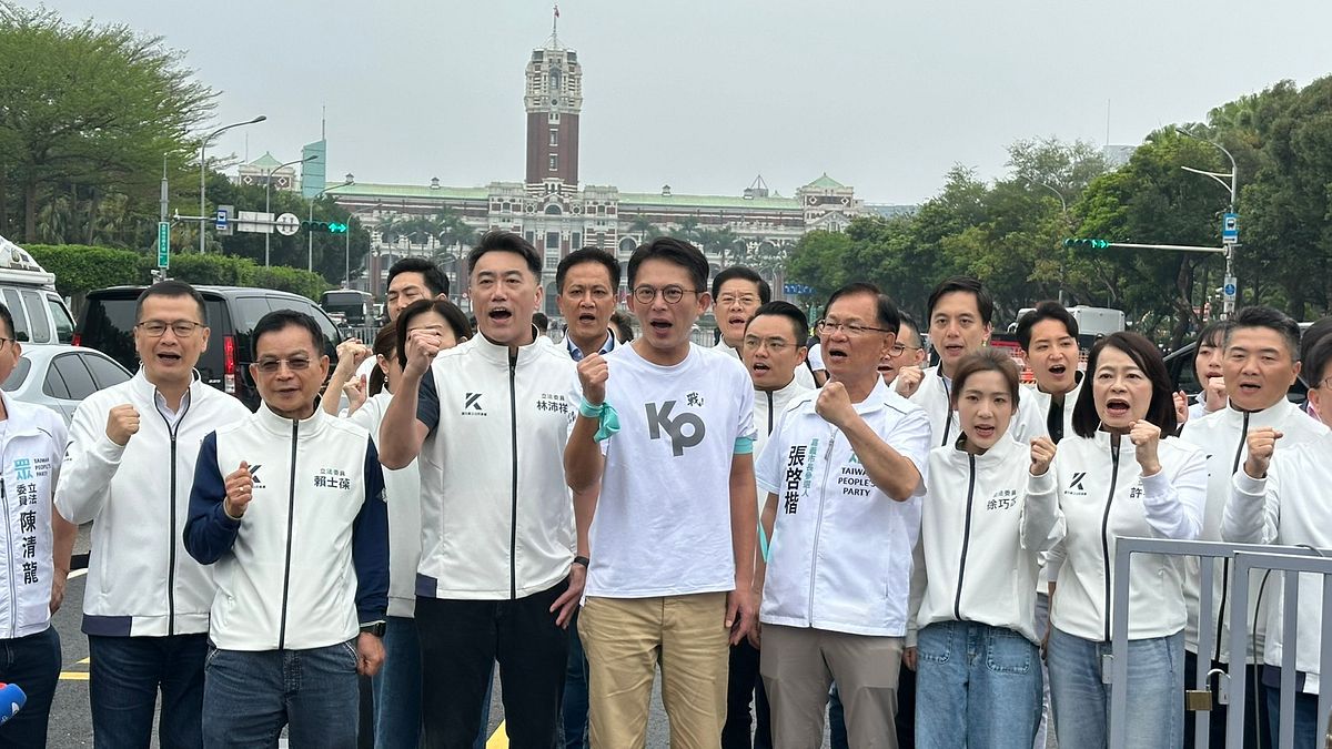 國民黨團上凱道聲援民眾黨 徐巧芯喊判17年無法置信:講1年的小沈1500根本不是證據