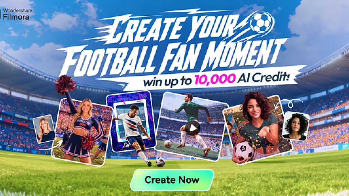 Wondershare Filmora Launches New Football-Themed Creative Assets and Global Creator Challenge to Celebrate the Season's Biggest Football Moments