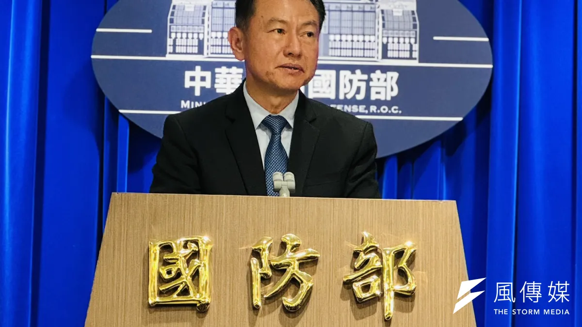 國防部全動署物力動員處簡任處長沈威志指出,今年「全民防衛動員」援例結合行政院「災害防救演習」。(張曜麟攝)