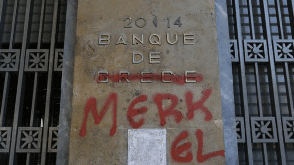 研究指出,德國在希臘危機中獲益。(BBC中文網) 研究指出,德國在希臘危機中獲益。(BBC中文網)