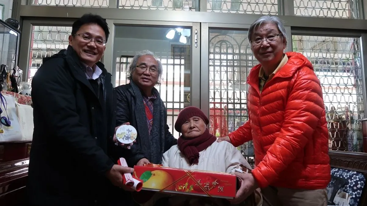 屏東縣政府拜訪十位資深藝術家,資深藝術家最年長者為高齡96歲的莊世和,他所創辦的綠舍美術研究會,是南臺灣歷史最悠久的藝術社團。(圖/屏東縣政府提供)