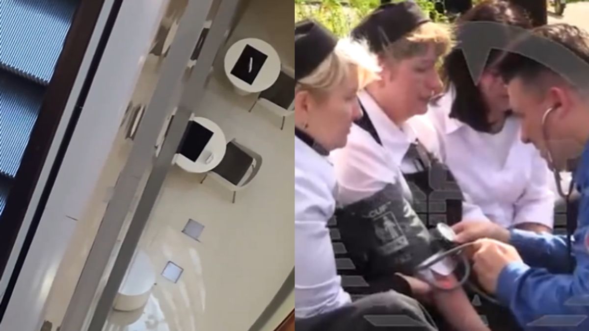 俄羅斯某購物中心熱水管爆裂,導致4人身亡。(圖/翻攝自推特) 俄羅斯某購物中心熱水管爆裂,導致4人身亡。(圖/翻攝自推特)